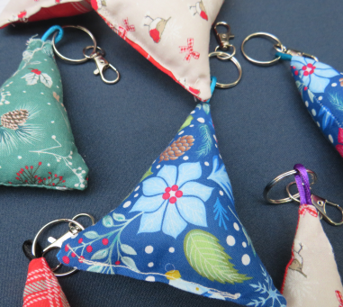 A picture of a keyring