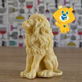 Photo of a lion candle
