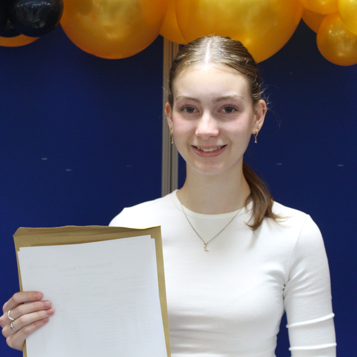 Students collecting exam results